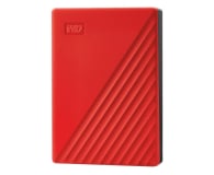 WD My Passport 4TB USB 3.2 Gen. 1 Czerwony - 530409 - zdjęcie 1